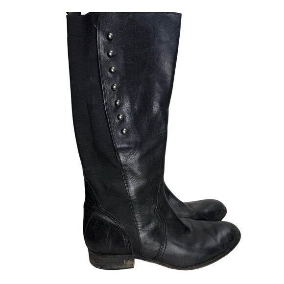 Spirit by Lucchese Annie Riding Boot Black Women's Size 11 M S4001 Western Ranch - Picture 1 of 9
